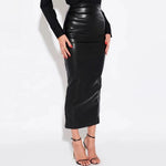 VIP Vegan Leather Skirt