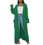 Cozy Cable Knit Long Line cardigan